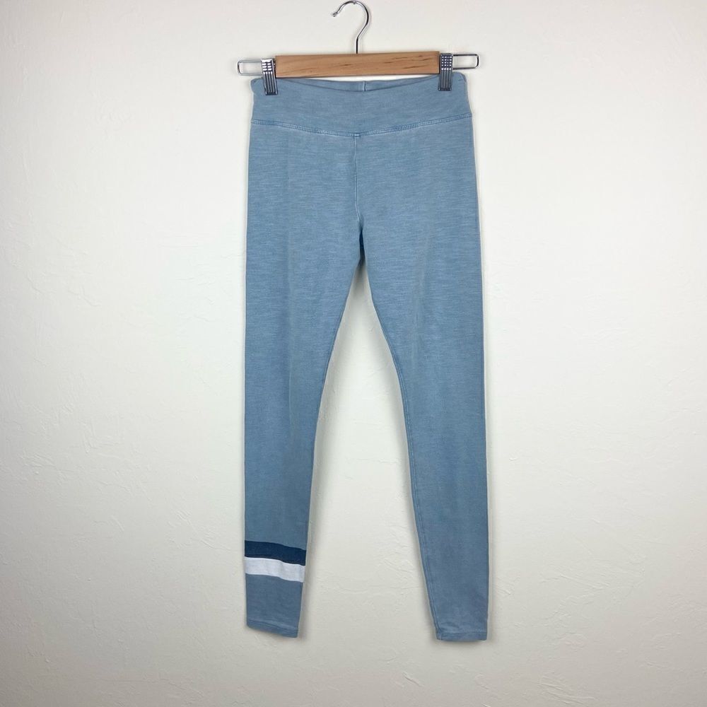 Sundry Cotton Stretch Leggings - Light Blue